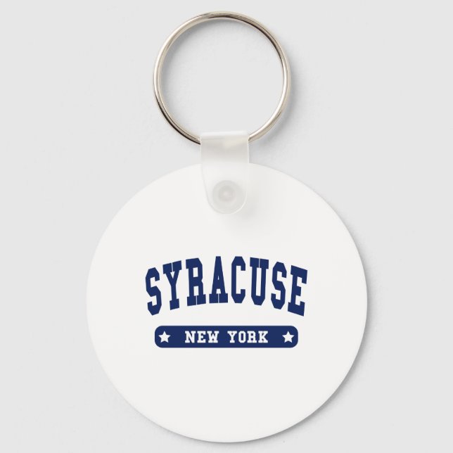 Porte-clés Syracuse New York College Style tee - shirt (Recto)