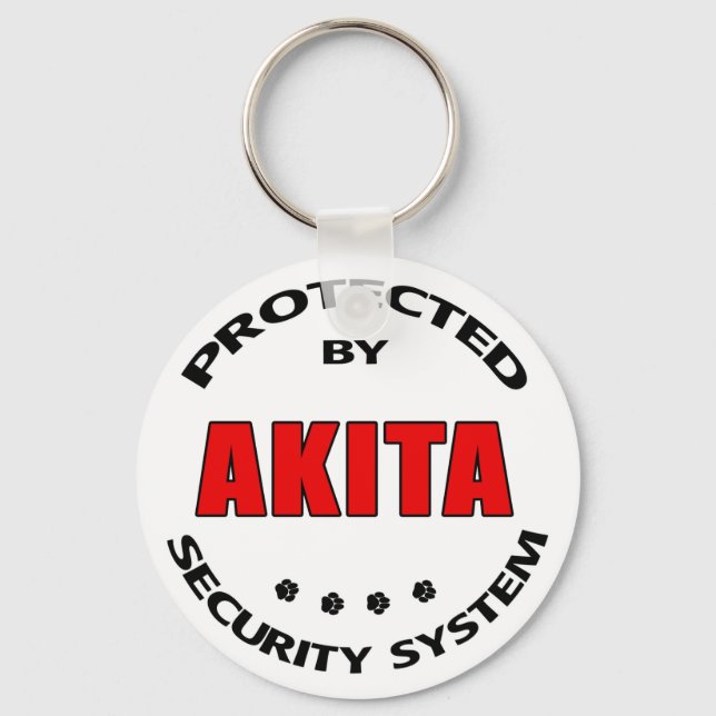 Porte-clés Système de sécurité Akita (Recto)