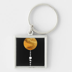 Porte-clés Système solaire minimal