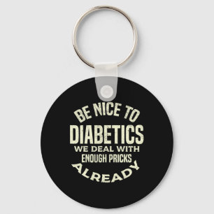 Porte-clés T1d Diabétique Type 1 Sensibilisation au diabète H