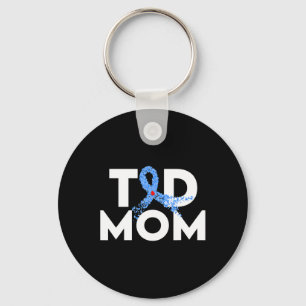 Porte-clés T1D Maman Type 1 Sensibilisation au diabète Insult