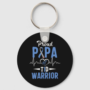 Porte-clés T1d Proud Papa Sensibilisation au diabète Type 1 I