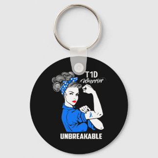 Porte-clés T1d Sensibilisation au diabète de type 1 Cadeau de