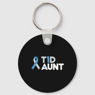 Porte-clés T1D Tante Sensibilisation au diabète Type 1 Pancre