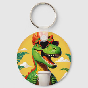 Porte-clés T-Rex dinosaure drôle