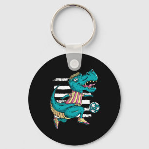 Porte-clés T-rex Dinosaure Joue au Football - Conception Trex