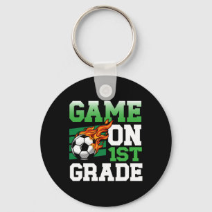 Porte-clés T-rex Jouant Au Football Byll, Football Pour Enfan