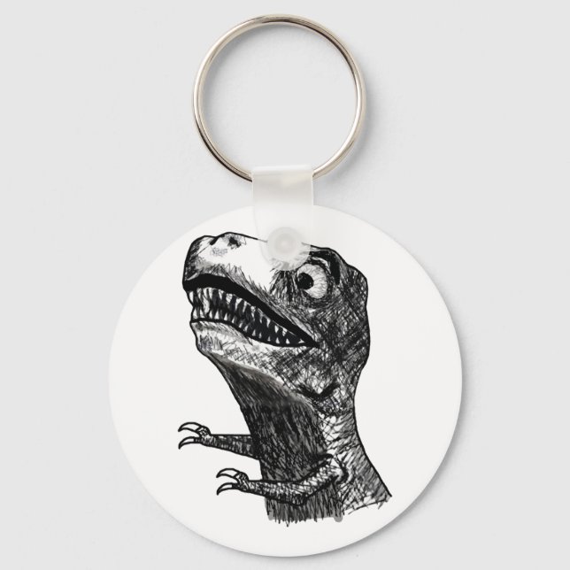 Porte-clés T-Rex Rage Meme - Keychain (Recto)