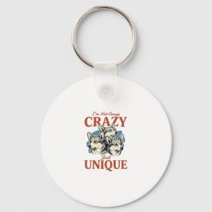 Porte-clés T-Shirt avec gravure vintage unique de Corgi drôle