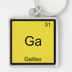 Porte-clés T-shirt avec le symbole de l'élément de chimie drô