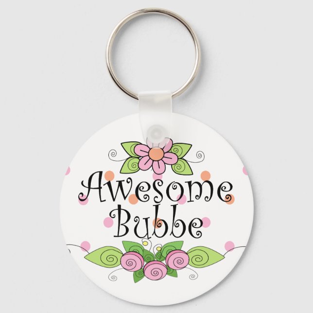 Porte-clés T-shirt Awesome Bubbe (Recto)