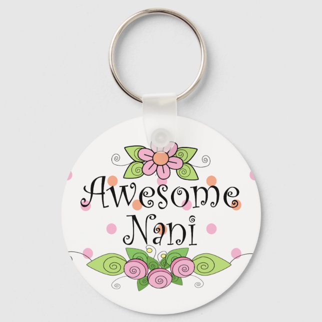 Porte-clés T-shirt Awesome Nani (Recto)