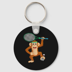 Porte-clés T-shirt cadeau humour sportif animal chimpanzé bad