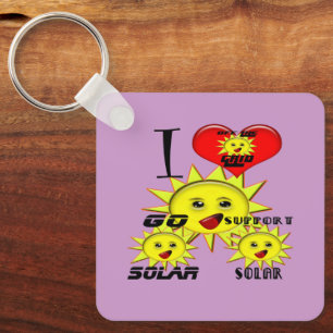 Porte-clés T-shirt Cadeaux d'énergie solaire et produits prom