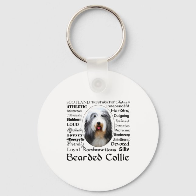 Porte-clés T Shirt Colley barbu  (Recto)