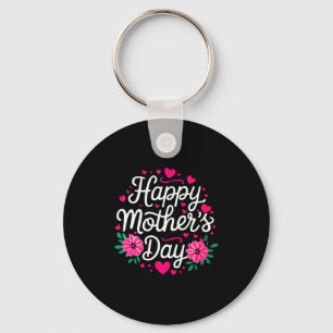Porte-clés T-shirt de bonne fête des mères pour femmes maman