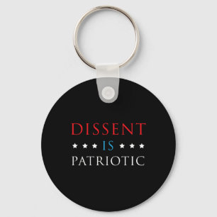 Porte-clés T-shirt de dissidence patriotique États-Unis Résis