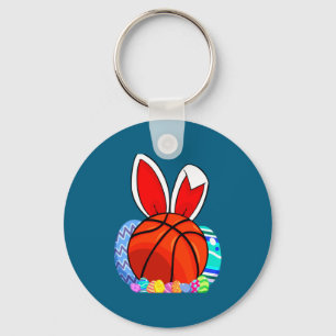Porte-clés T shirt de lapin de Pâques de basketball pour enfa