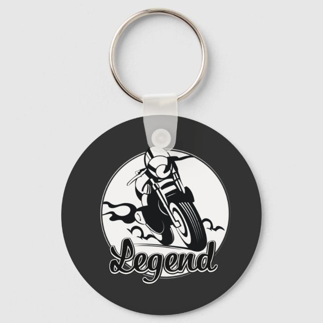 Porte-clés T-Shirt de moto Legend (Recto)