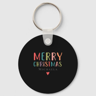 Porte-clés T Shirt de Noël Coloré Mignon pour Famille