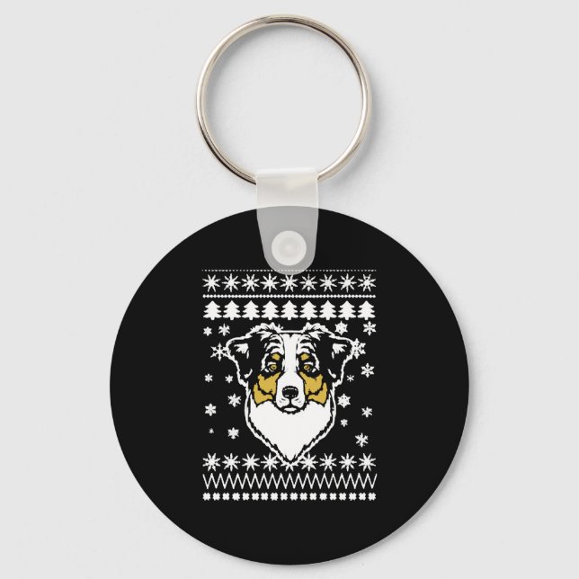 Porte-clés T-shirt de Shepherd Christmas (Recto)