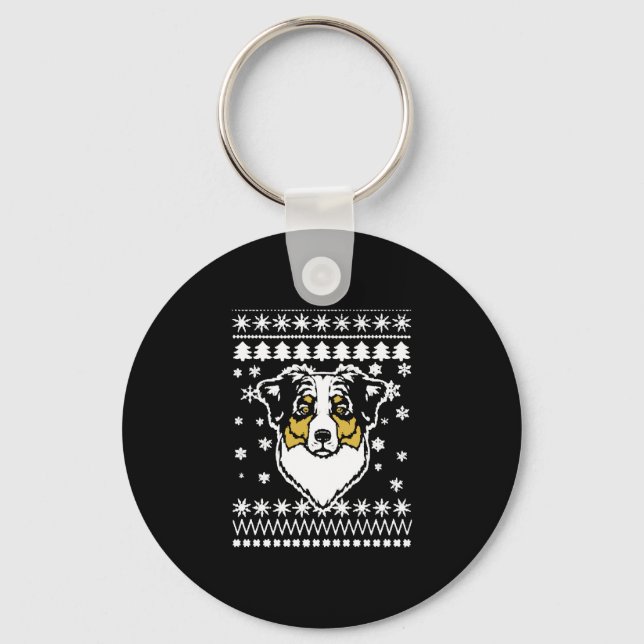 Porte-clés T-shirt de Shepherd Christmas (Recto)