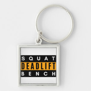 Porte-clés T-Shirt Deadlift Squat et Banc