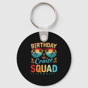 Porte-clés T-Shirt d'équipe de croisière d'anniversaire Famil