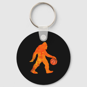 Porte-clés T-shirt drôle de basketball Bigfoot pour garçons f