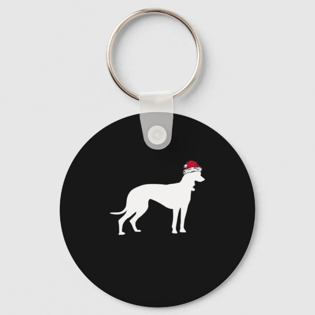Porte-clés T-shirt Essential de Noël Greyhound (Recto)
