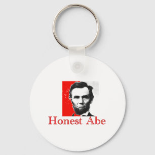 Porte-clés T-shirt et cadeaux d'art "d'Abe honnête" Abe