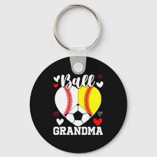 Porte-clés T Shirt Funny Ll Grand Mère Soccer Softll