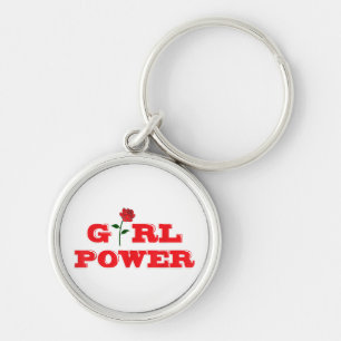 Porte-clés T-shirt Girl Power - Femmes féministes fantastique