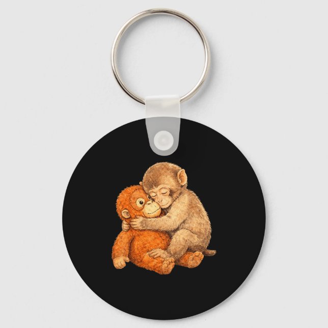 Porte-clés T-shirt graphique Monkey punch  (Recto)