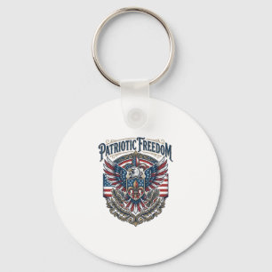 Porte-clés T-shirt graphique vectoriel de fierté cajun patrio