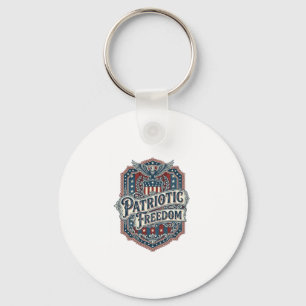 Porte-clés T-shirt graphique vectoriel gospel country patriot