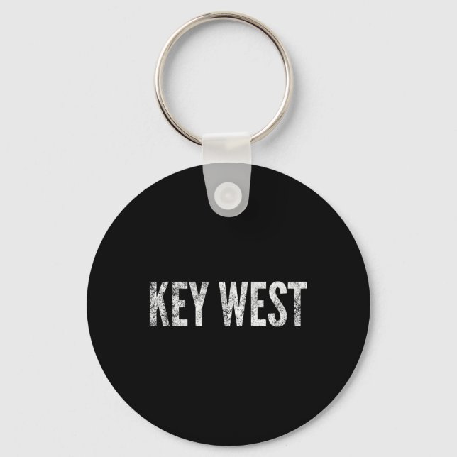 Porte-clés T-shirt Key West Floride Keys Plage Coucher de sol (Recto)