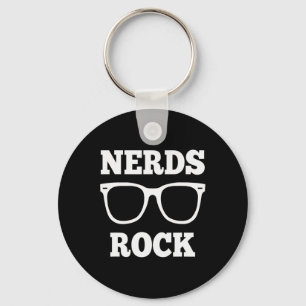 Porte-clés T-shirt Nerds Rock T Shirt Amusant Cute Nerd Geek