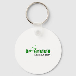 Porte-clés T-shirt pour enfants Allez Vert Sauver Notre Terre