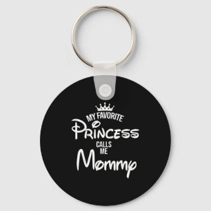 Porte-clés T-shirt pour la fête des mères où la princesse pré