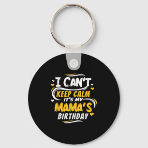 Porte-clés T-shirt pour l'anniversaire de maman Je ne peux pa