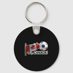Porte-clés T Shirt pour partisan de soccer Canada_1