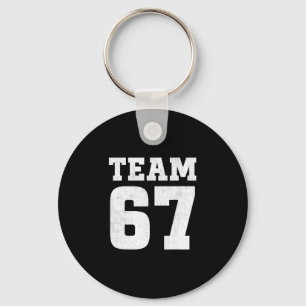 Porte-clés T-shirt Team Six Seven 6 7 Mème Drôle Aura 67 pour