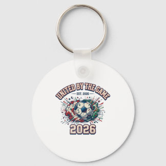Porte-clés T-Shirt United By The Game Coupe du Monde de Footb