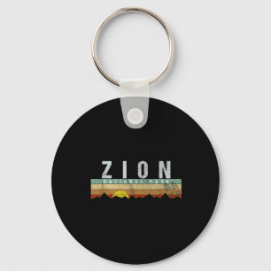 Porte-clés T-shirt Zion Parc National Camping T-shirt Randonn