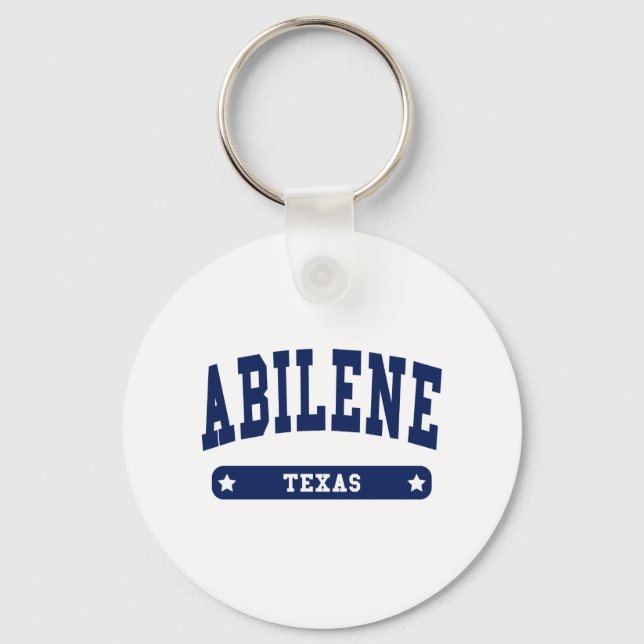 Porte-clés T-shirts Abilene Texas College Style (Recto)