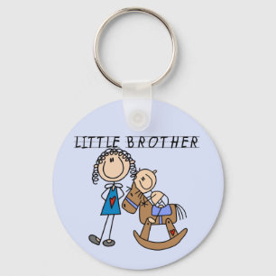 Porte-clés T-shirts de petit frère de cheval de basculage