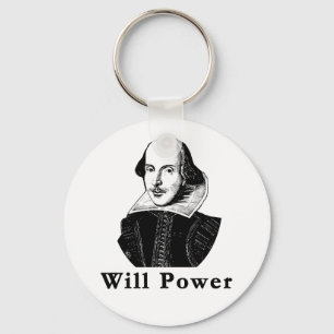 Porte-clés T-shirts de PUISSANCE de VOLONTÉ de William