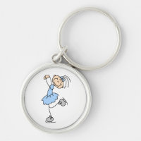 T-shirts et cadeaux bleus de patineur artistique