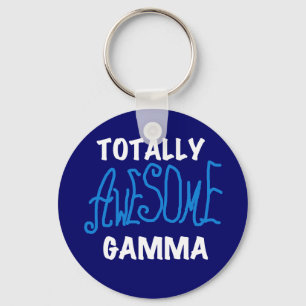 Porte-clés T-shirts et cadeaux bleus gamma totalement